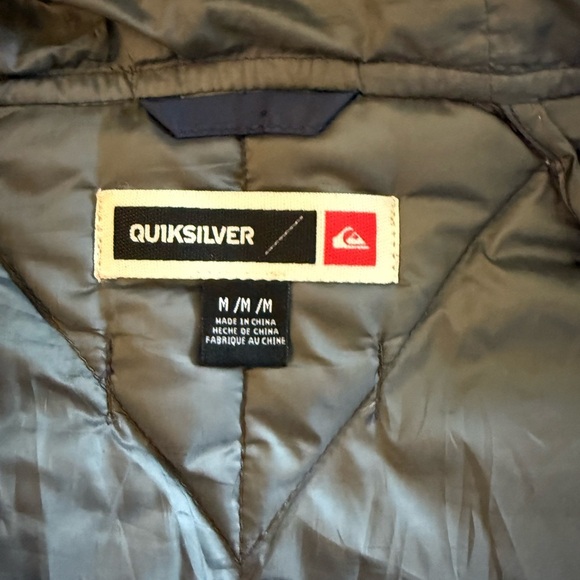 Quiksilver Men's Navy Puffer Jacket - Picture 5 of 6